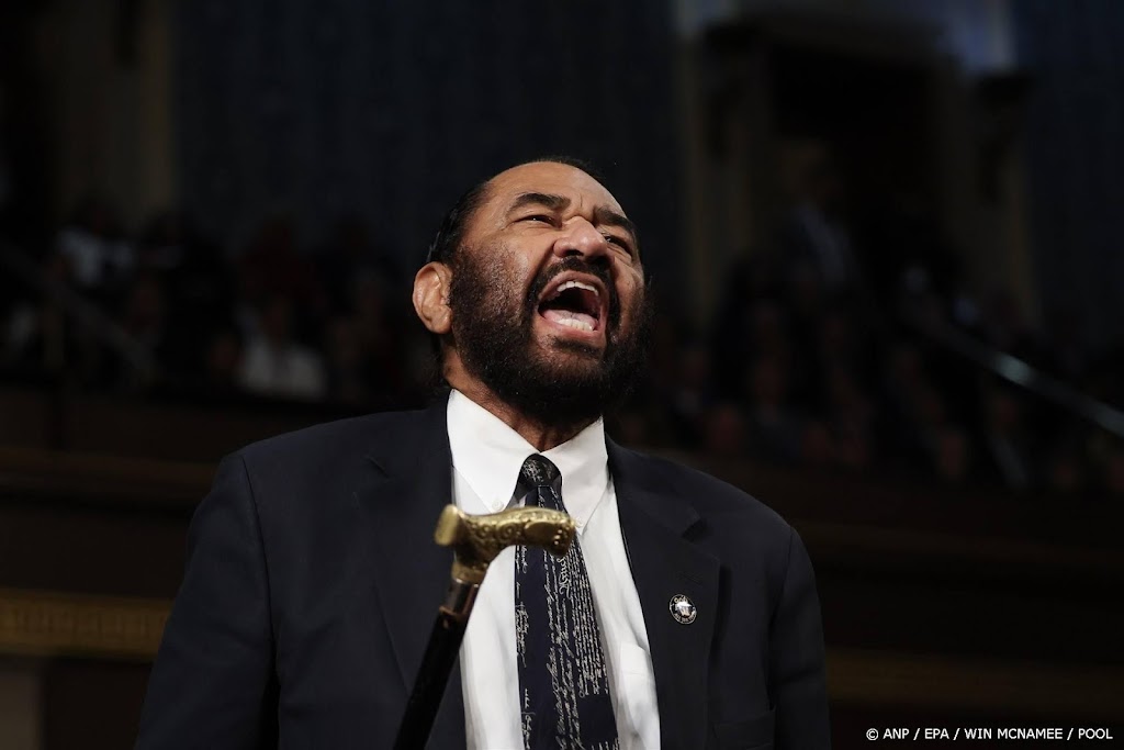 Democraat Al Green verwijderd uit zaal tijdens toespraak Trump
