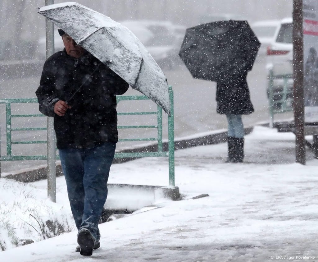 Winters weer met storm en sneeuw op Tweede Paasdag