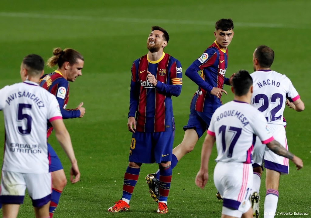 Barcelona ontsnapt in laatste minuut aan puntenverlies
