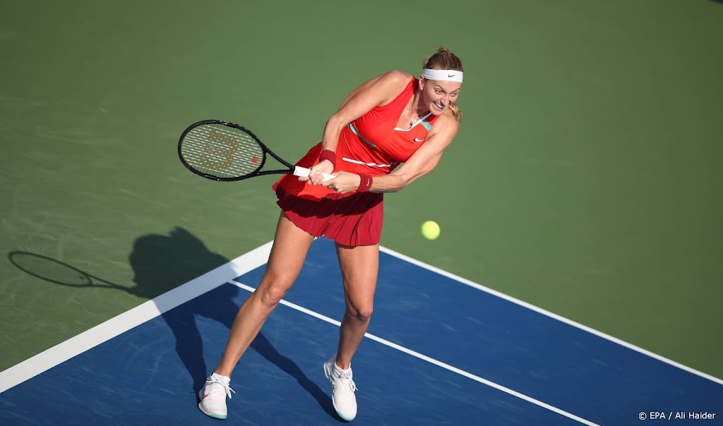 Tennisster Kvitova geeft geblesseerd op in Charleston