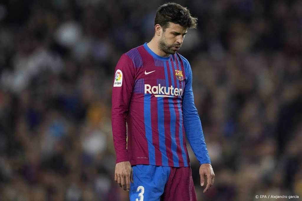 Verdediger Piqué haakt geblesseerd af bij FC Barcelona
