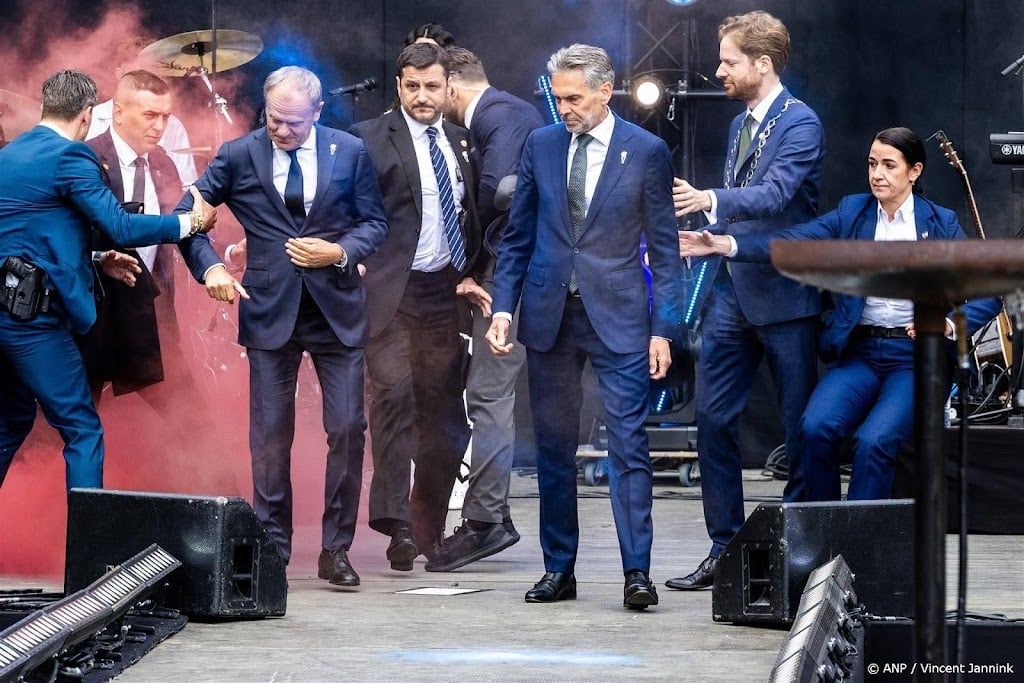 Poolse premier Tusk vindt rookbom niet gepast