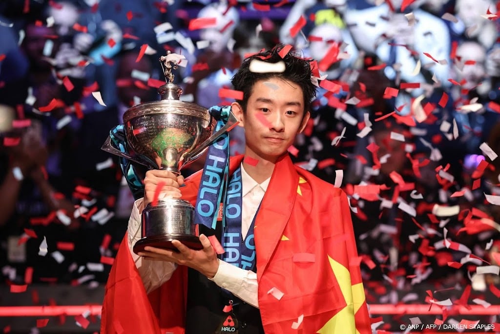 Chinees Wu (22) op een na jongste wereldkampioen snooker