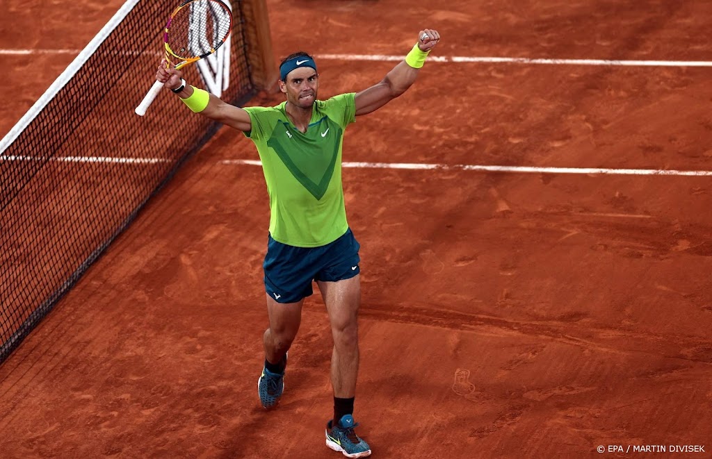 Nadal in finale Roland Garros tegen Ruud