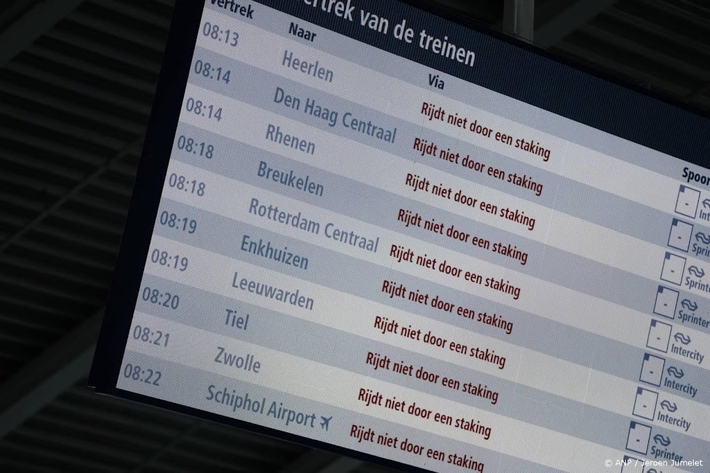 Zittingen rechtszaken gaan door ondanks treinstaking