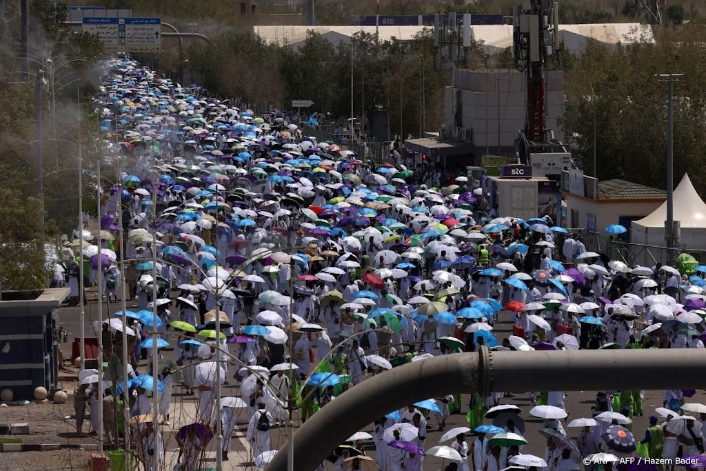 Saudi-Arabië geeft hittewaarschuwing af aan pelgrims tijdens hadj
