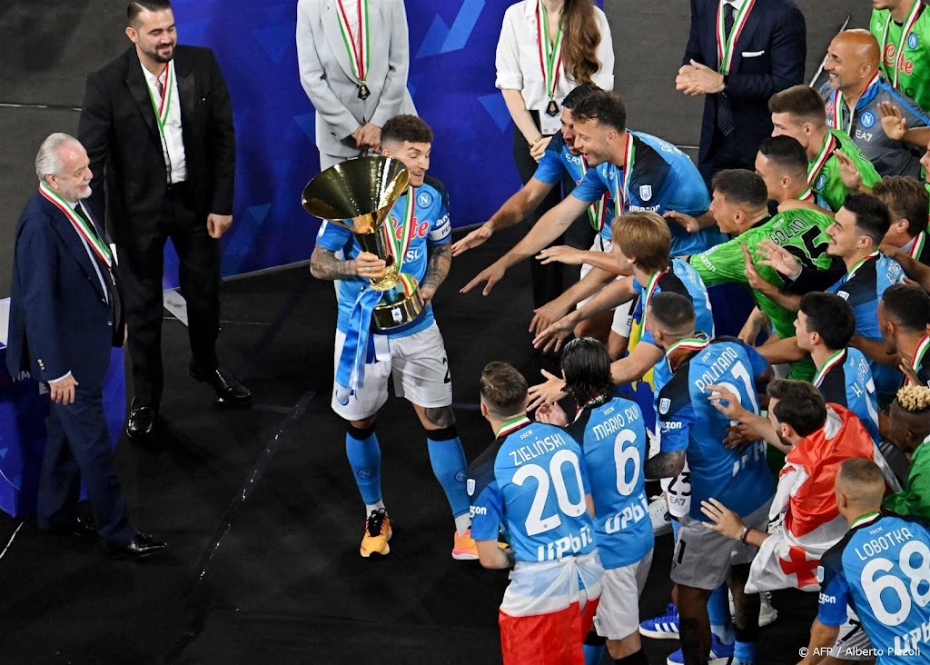 Titelverdediger Napoli begint nieuwe seizoen tegen Frosinone