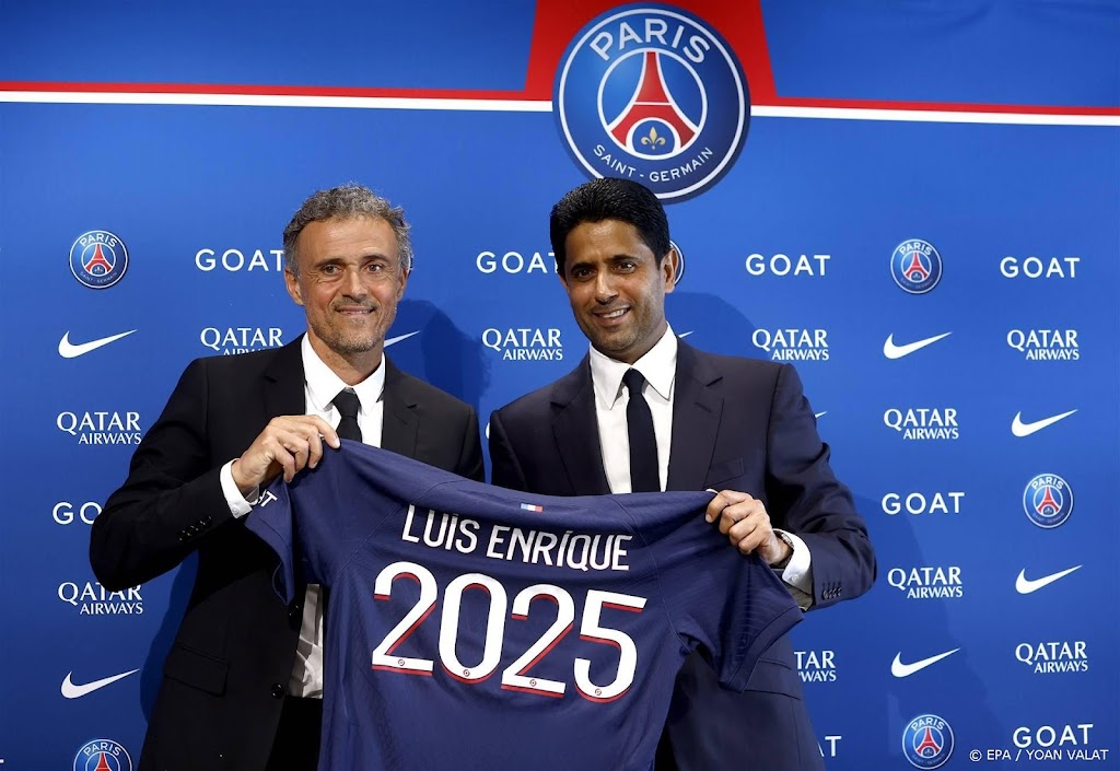 Paris Saint-Germain stelt Luis Enrique aan als opvolger Galtier