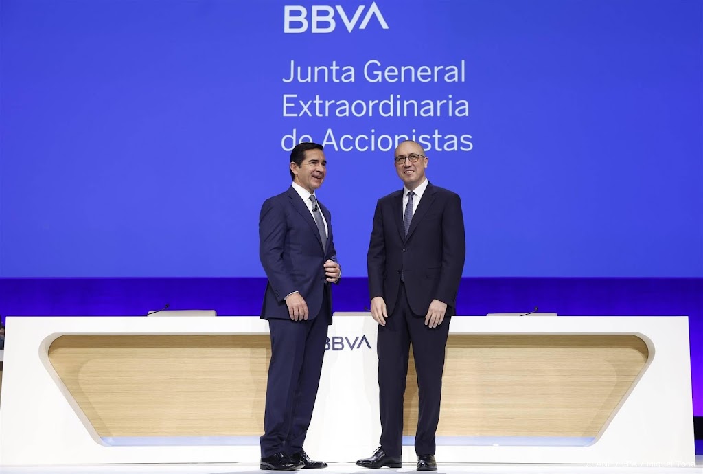 Aandeelhouders BBVA akkoord met vijandig bod Spaanse bank Sabadell