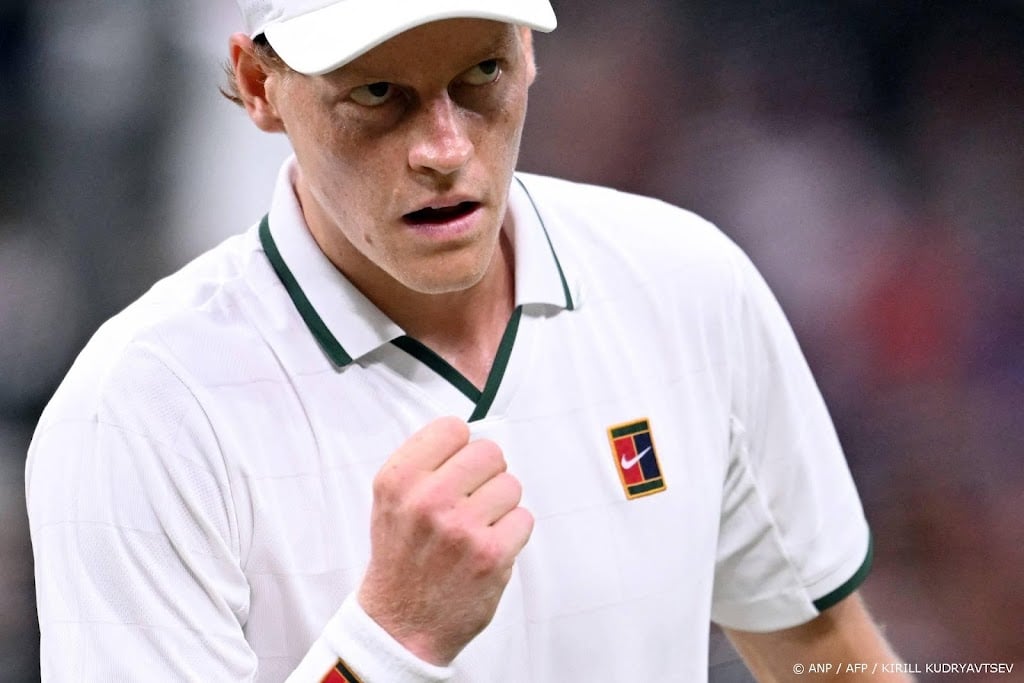 Tennisser Sinner in drie sets naar kwartfinales Wimbledon