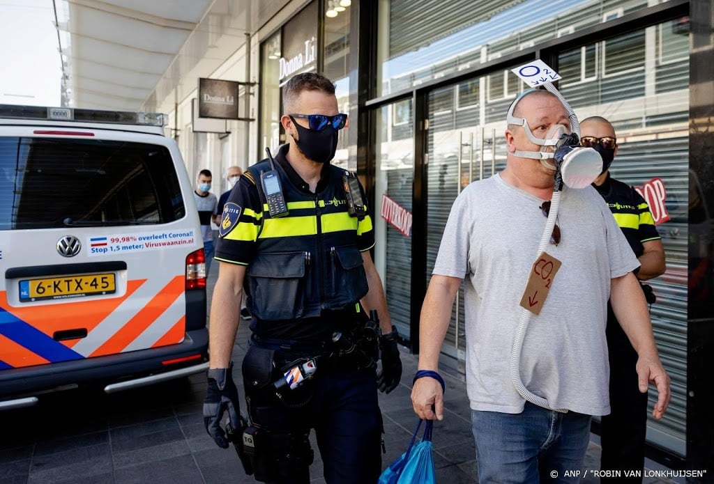 Betogers tegen mondkapjesplicht Rotterdam krijgen boete