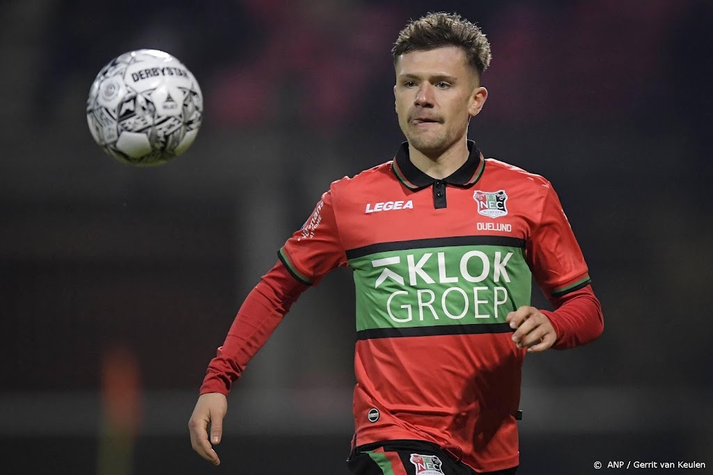 NEC huurt Duelund ook komend seizoen van Dinamo Kiev
