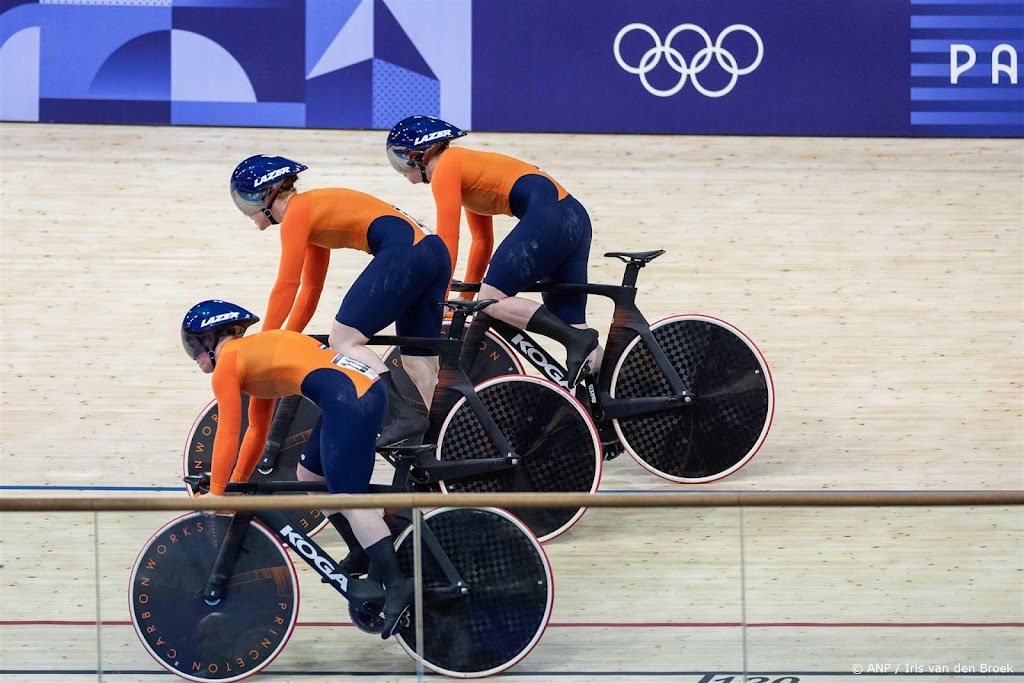 Teamsprintsters grijpen naast medaille op Spelen