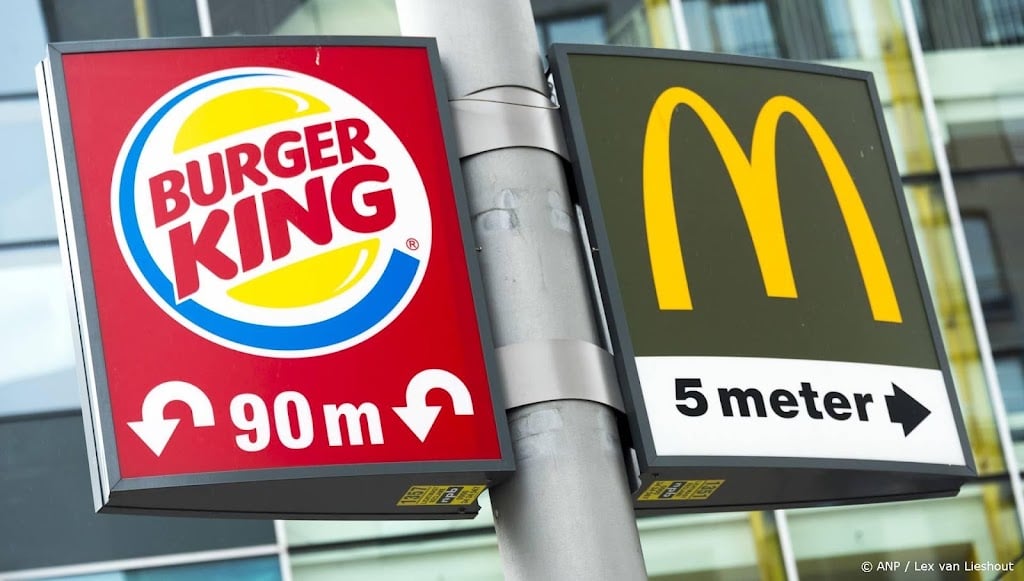 Aantal fastfoodzaken in twintig jaar bijna verdubbeld