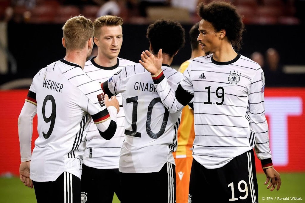 Duitsland scoort zes keer tegen Armenië