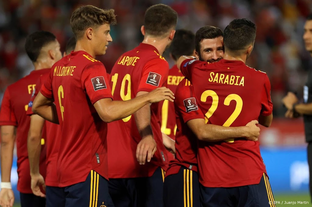 Spanje wint van Georgië in WK-kwalificatie
