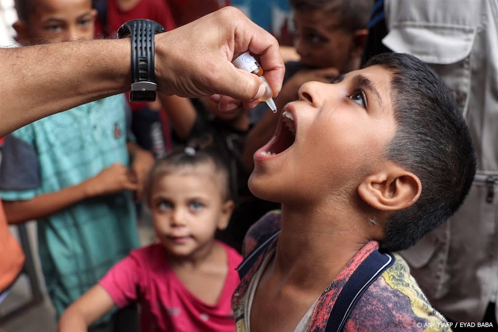 WHO meldt succes eerste fase vaccinatiecampagne Gaza tegen polio