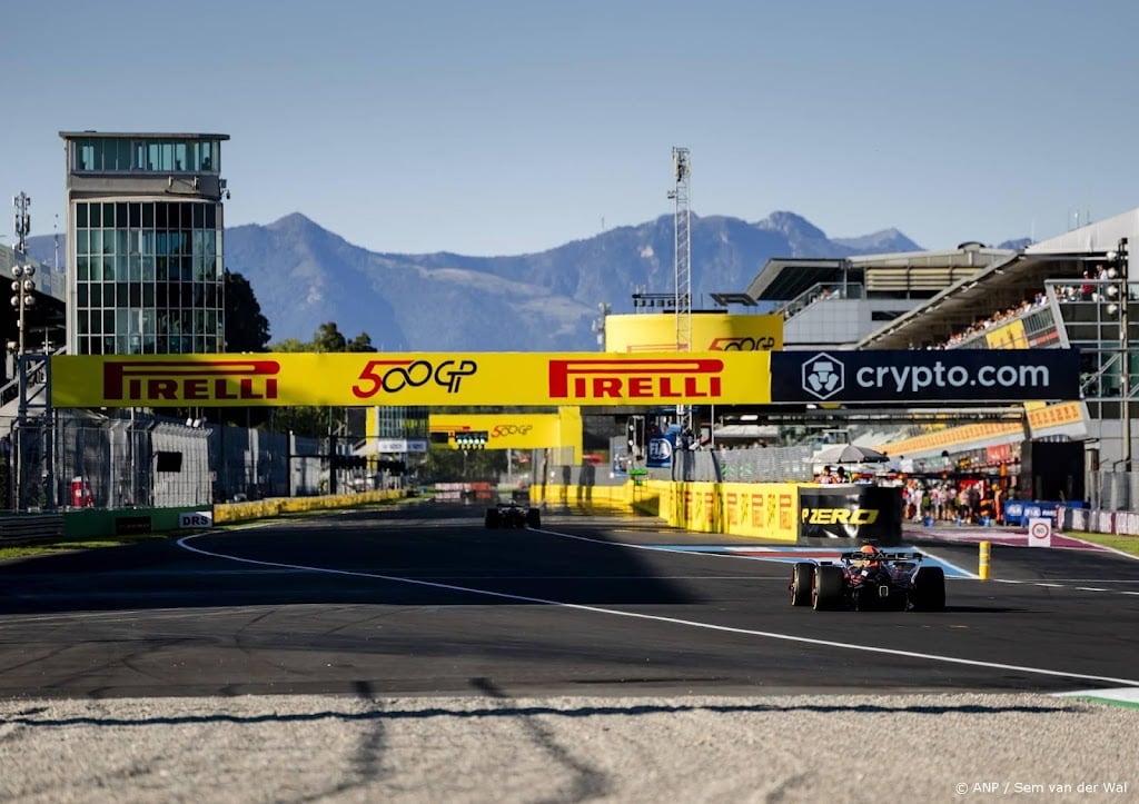 Verstappen zesde in tweede training op Monza, Norris snelste 