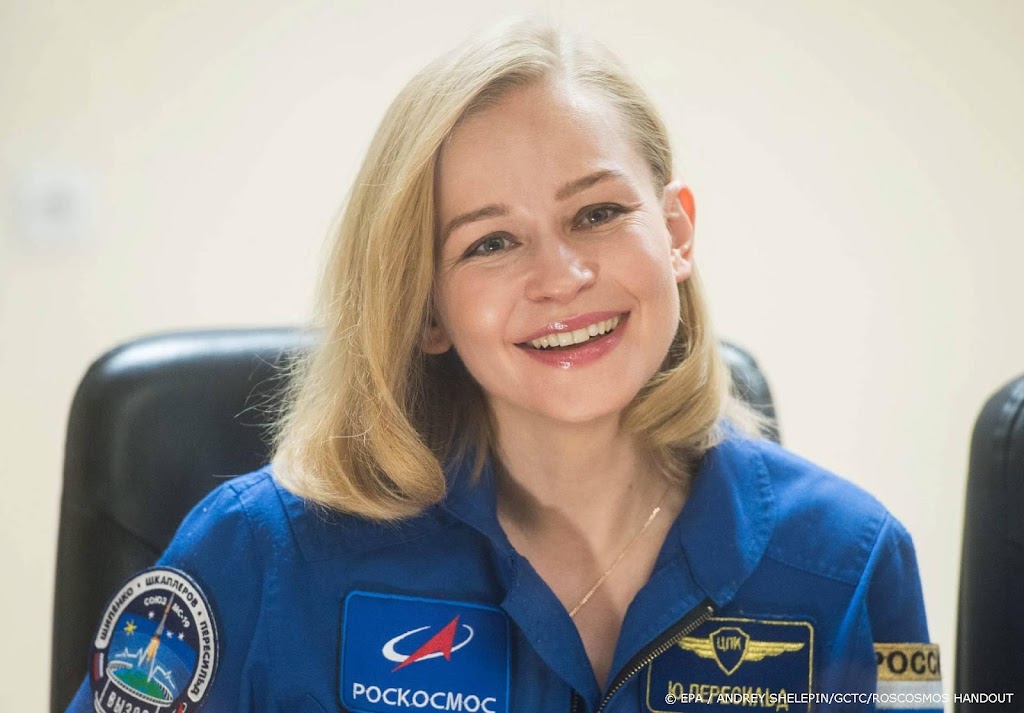 Actrice en cameraman naar ruimtestation ISS, waar ze film opnemen