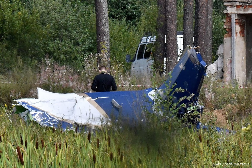 Poetin: granaatscherven gevonden in lichamen vliegtuig Prigozjin