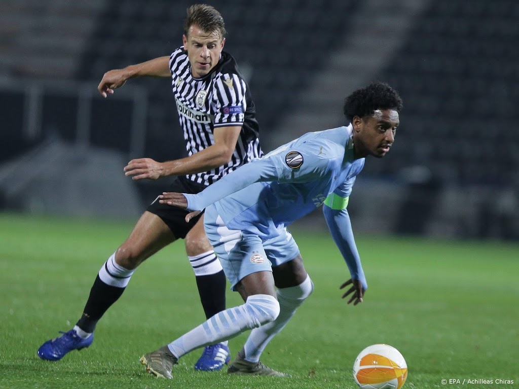 PSV in Europa League hard onderuit (4-1) bij PAOK Saloniki 