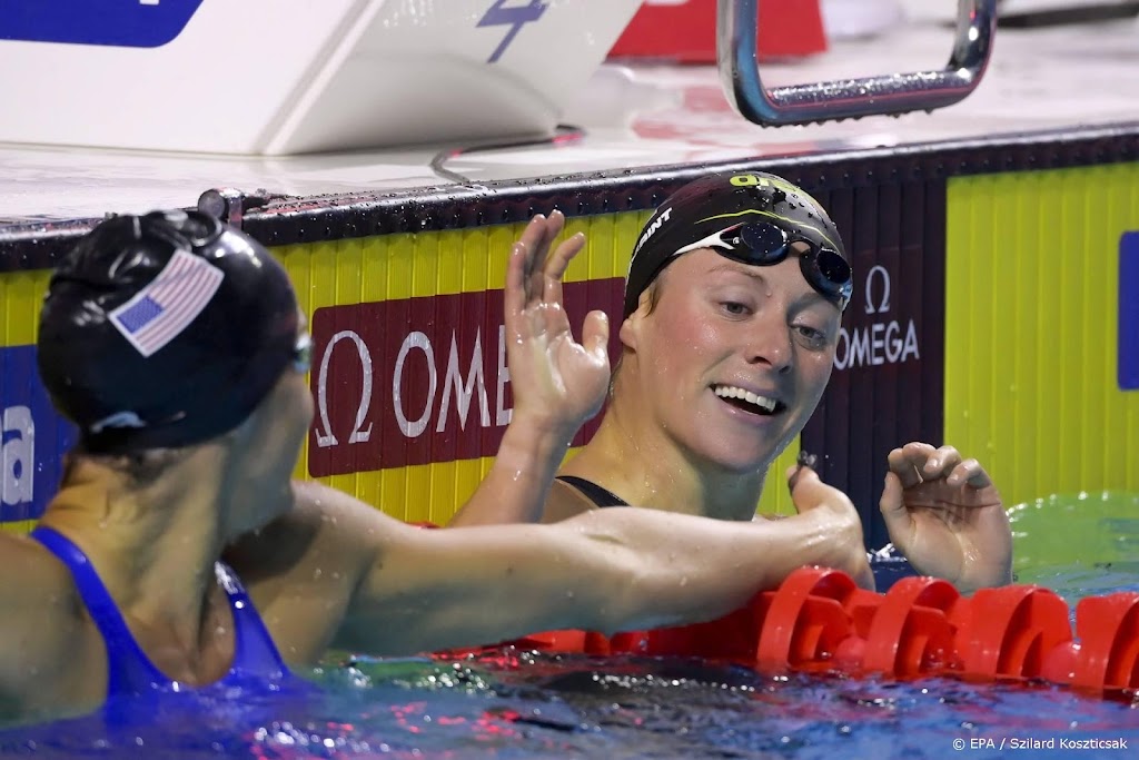 Toussaint met beste tijd naar halve finales 100 meter rugslag