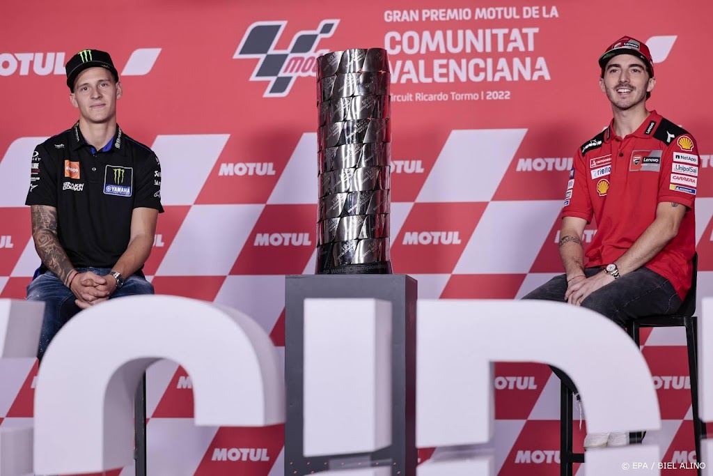 Quartararo start voor WK-leider Bagnaia in slotrace MotoGP