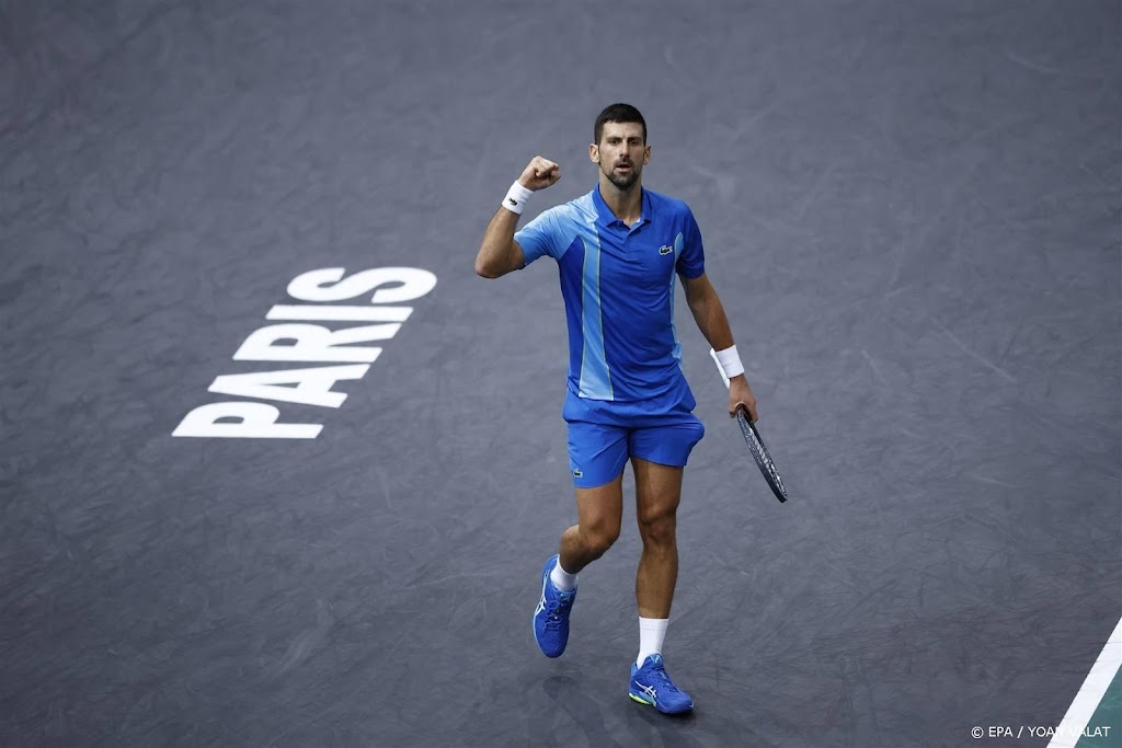 Djokovic grijpt titel tennistoernooi Parijs-Bercy