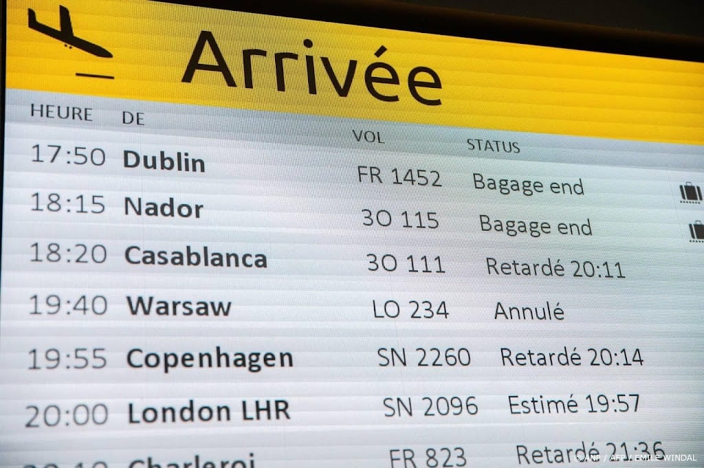 Tot duizend reizigers gestrand op vliegveld Brussel