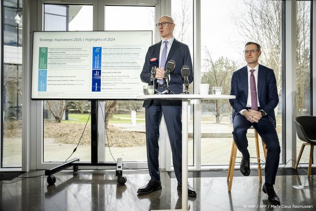 Farmaceut Novo Nordisk verlaagt omzetverwachting om concurrentie