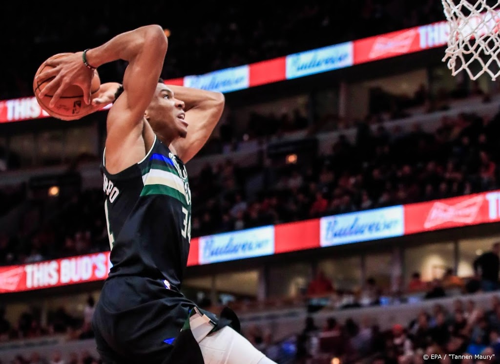 Zeges voor Bucks en Lakers in NBA