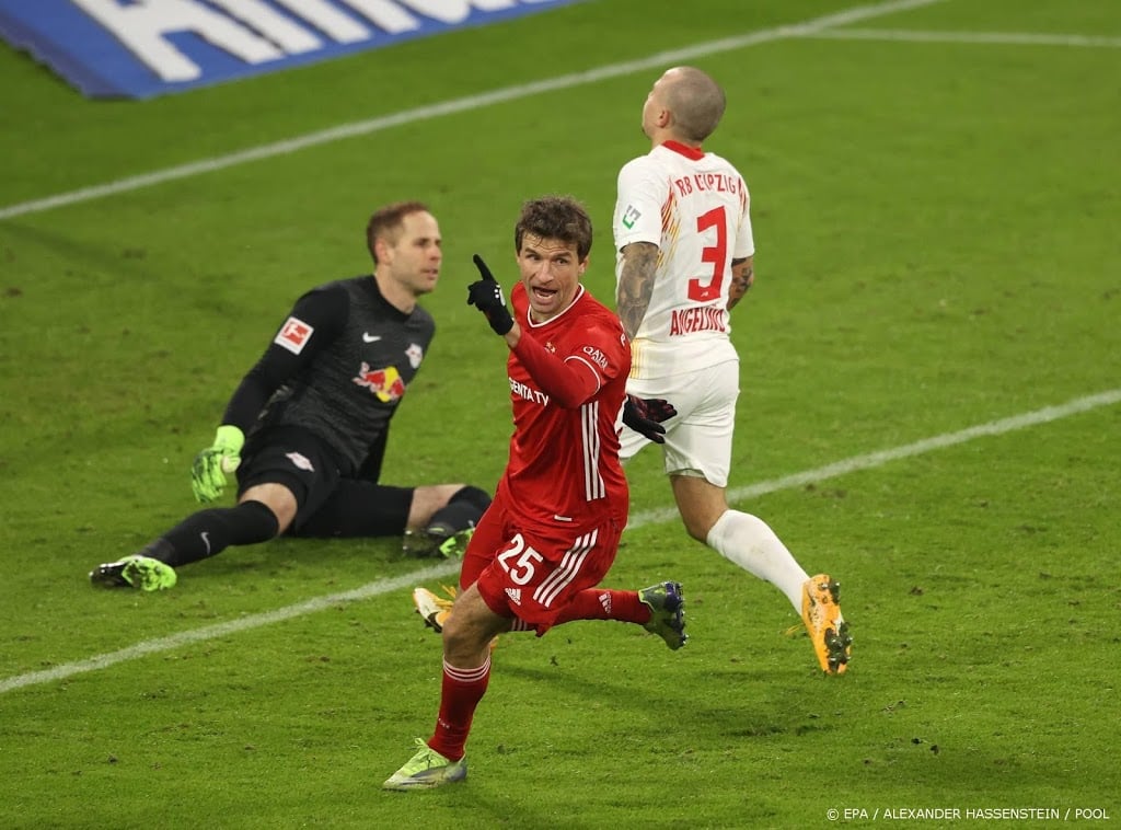 Bayern München en RB Leipzig gelijk in spektakelstuk