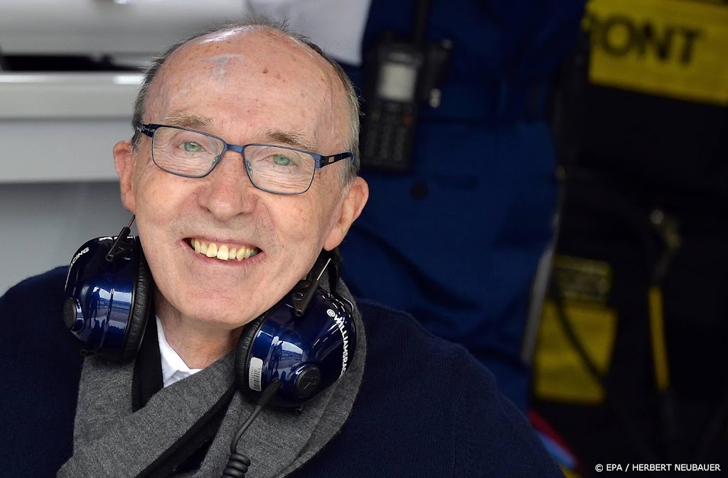 Minuut stilte voor overleden Formule 1-icoon Frank Williams