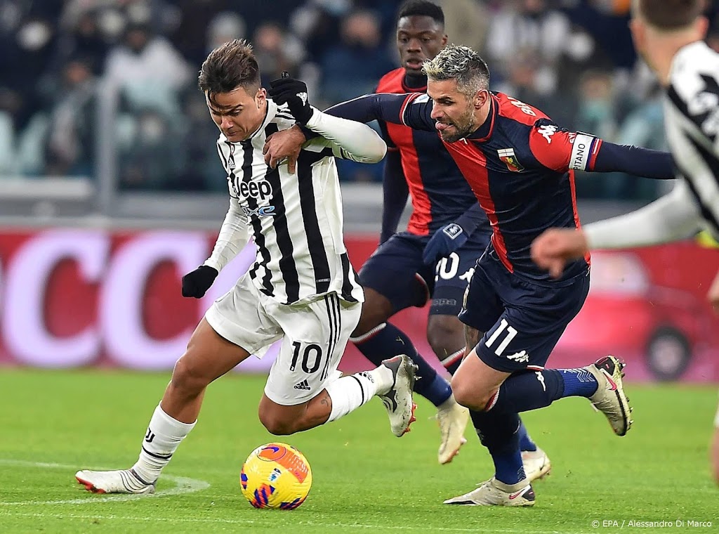 Juventus niet in de fout in thuiswedstrijd tegen Genoa