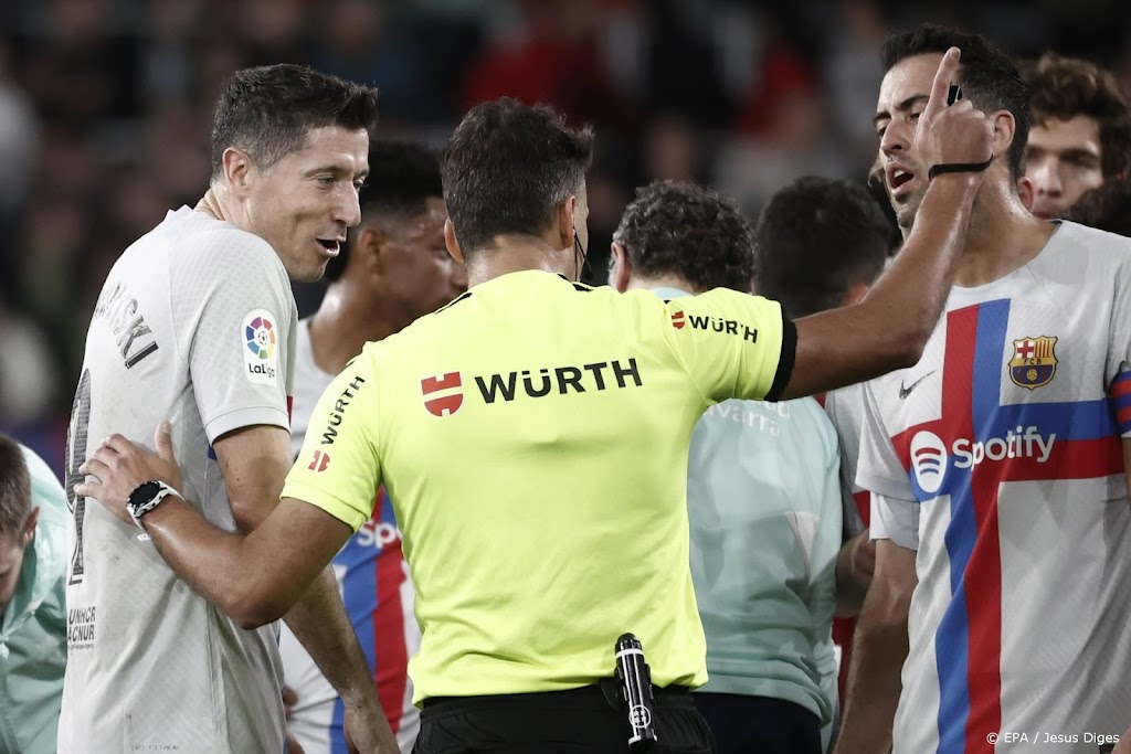 Spaanse voetbalbond handhaaft schorsing Lewandowski 
