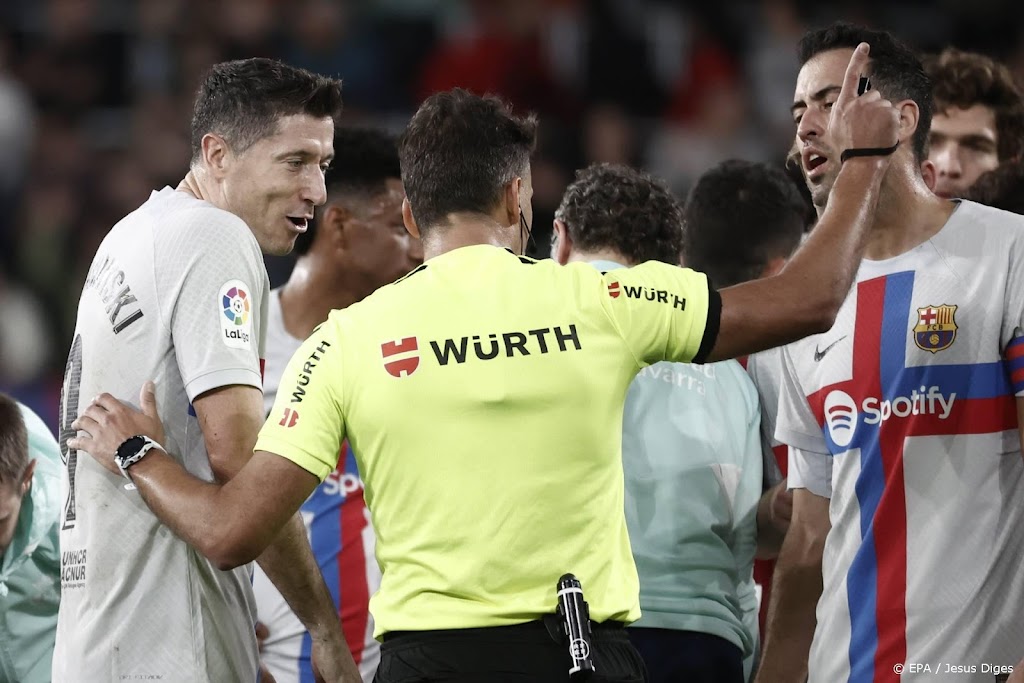 Spaanse voetbalbond handhaaft schorsing Lewandowski 