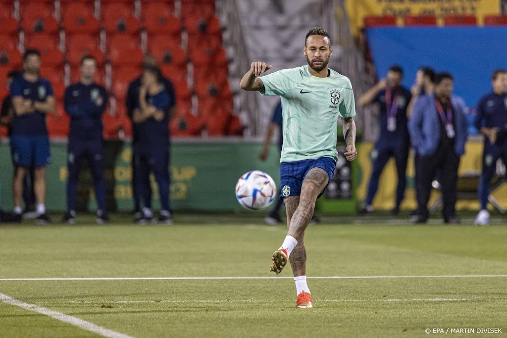 Brazilië begint met herstelde Neymar aan WK-duel met Zuid-Korea