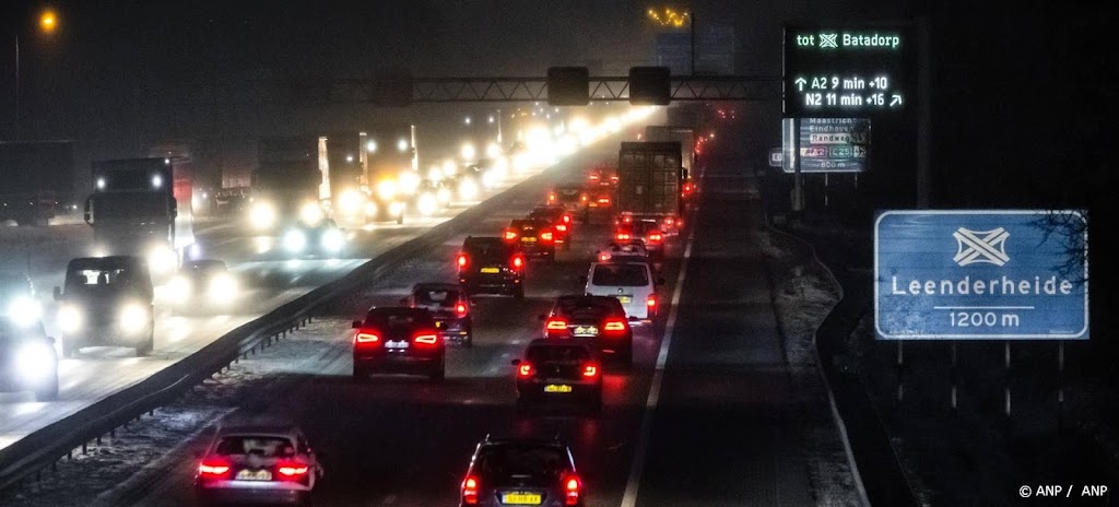 200 kilometer meer file dan normaal tijdens dinsdagavondspits