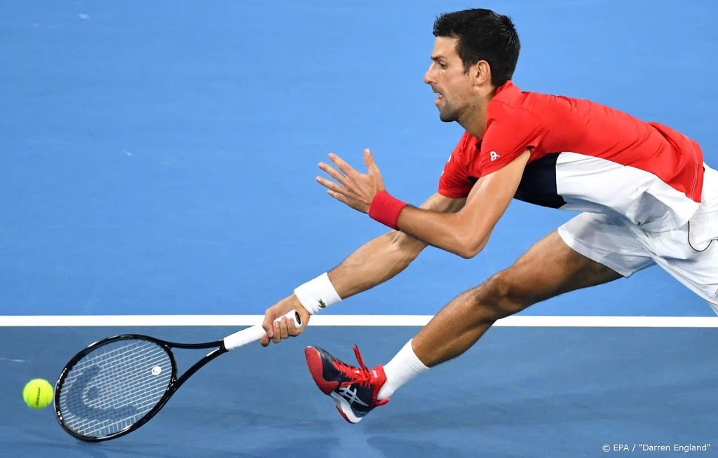 Djokovic leidt Servië langs Franse tennissers op ATP Cup