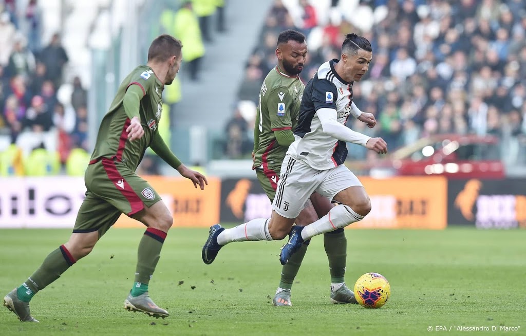 Juventus verslaat Cagliari met hoofdrol Ronaldo