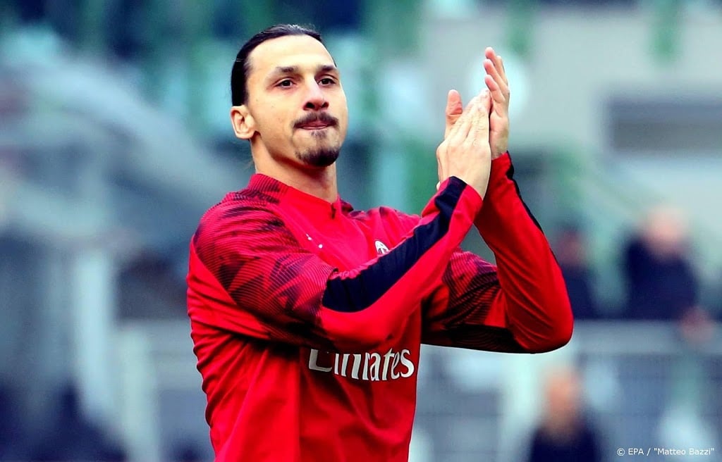 Ibrahimovic begint bij AC Milan met gelijkspel