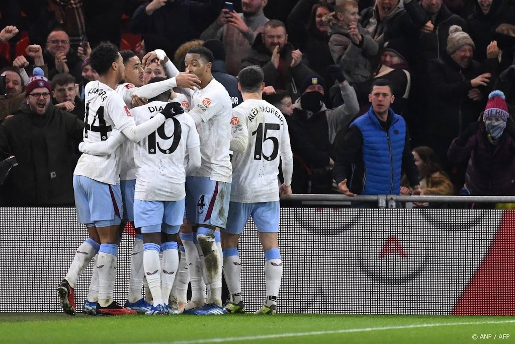 Aston Villa in FA Cup kort voor tijd langs Middlesbrough