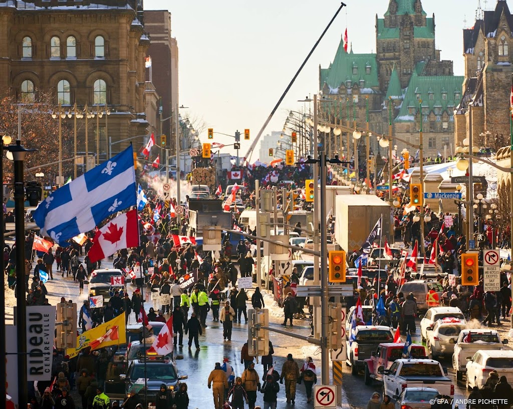 Noodtoestand in Ottawa om demonstratie tegen coronamaatregelen