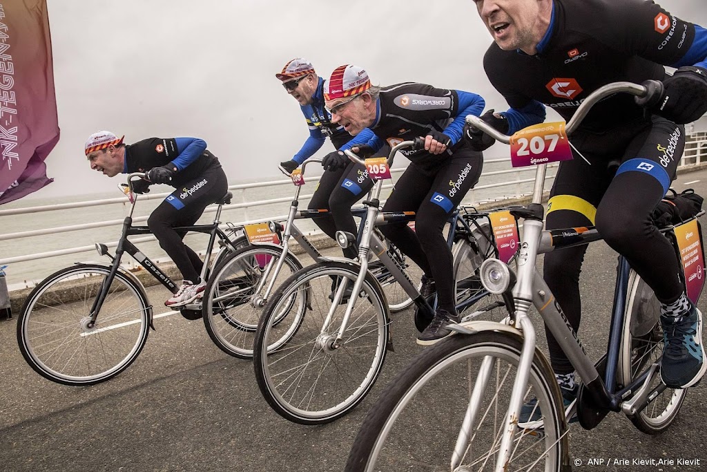 Windstoten maken van NK Tegenwindfietsen beestachtige editie
