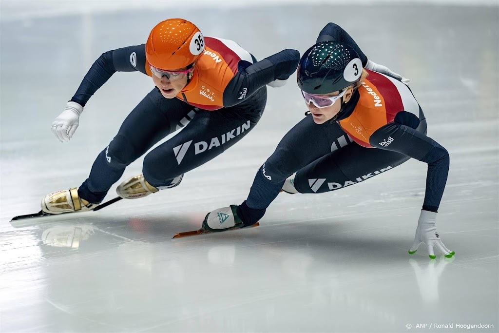 Shorttrackploeg ongewijzigd voor wereldbekerfinale in Dordrecht