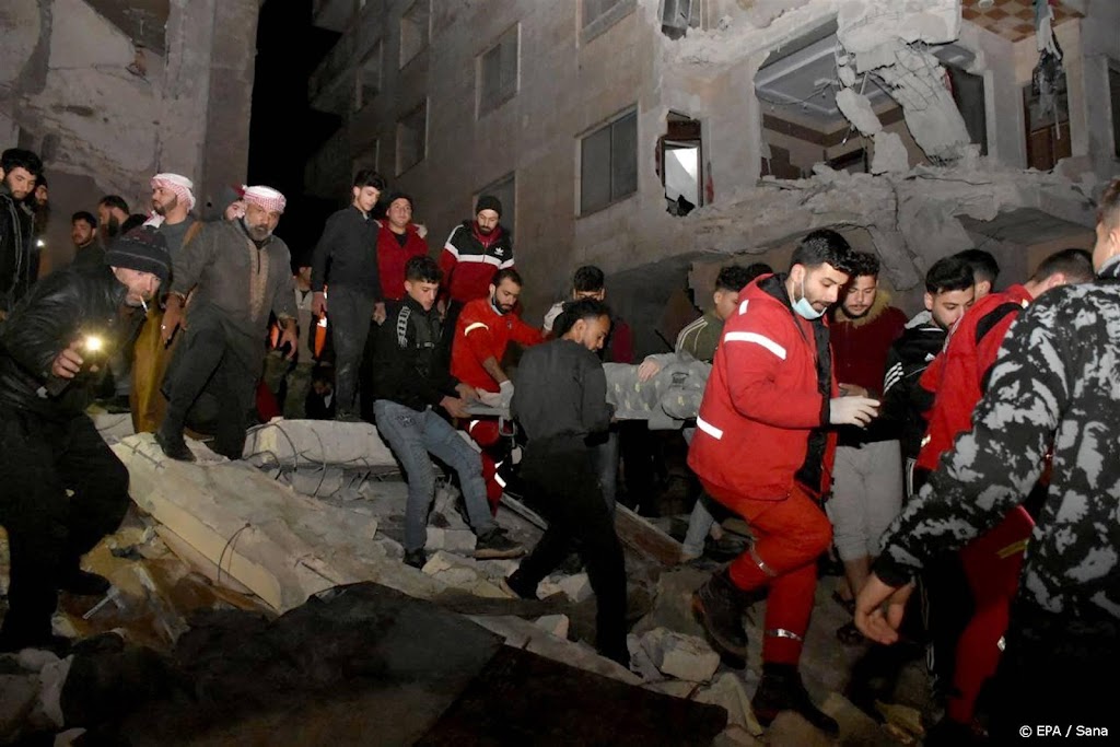 Honderden doden in Syrië na aardbeving
