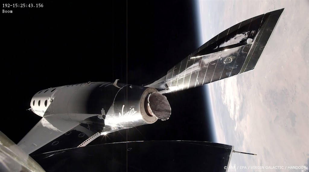 Virgin Galactic kampte met losgeraakte pin tijdens ruimtevlucht