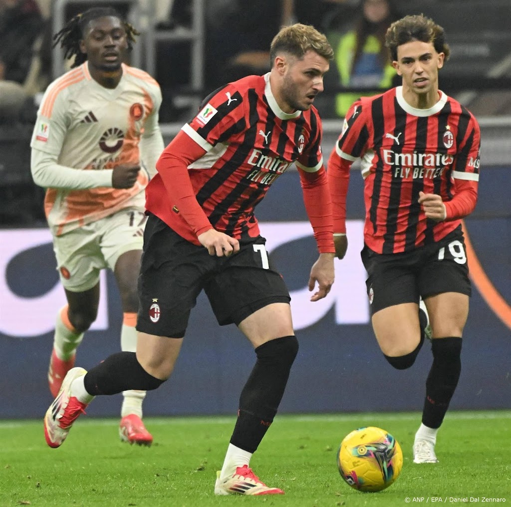 AC Milan verslaat met debutant Giménez AS Roma in beker