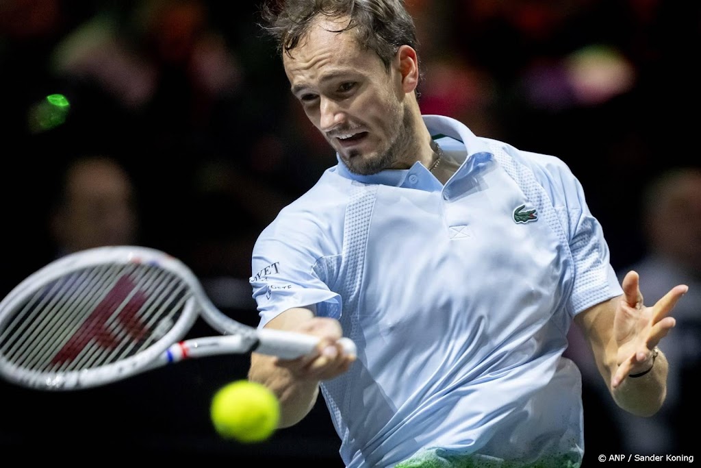 Tennisser Medvedev strandt in tweede ronde ABN AMRO Open