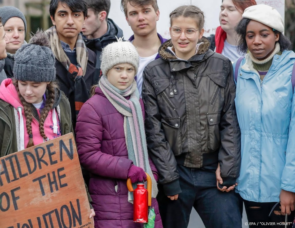 Greta Thunberg betoogt tegen Europese Green Deal